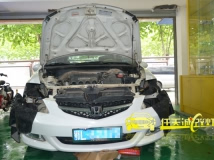 本田思迪 改装国产奥迪Q5双光透镜 雪莱特灯泡 赛科安定器