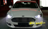 新蒙迪欧 改装全新海拉5双光透镜、全新飞利浦D1S 6000K灯泡、法雷奥D1S安定器