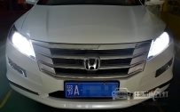 本田歌诗图 大灯改装4透镜 近光海拉5透镜、远光Q5透镜、飞利浦XV氙气灯泡、雾灯黄金眼