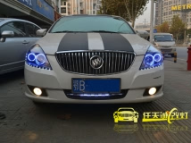 别克凯越加装霹雳游侠灯,改装双光透镜,四天使眼