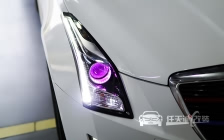 ATSL车灯改装国产定制HL 5双光透镜、欧司朗CB1 5500K 氙气灯泡、专用泪眼、紫色恶魔眼