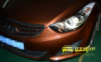 朗动 改装奥迪Q5原厂小糸双光透镜、飞利浦D1S灯泡、博世安定器