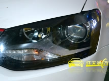 POLO 改装Q5双光透镜，欧司朗D1S灯泡，法雷奥安定器