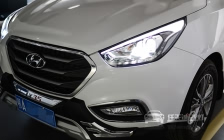 现代ix35 车灯升级任天诚定制双光透镜、飞利浦XV D1S氙气灯泡、飞利浦D1S安定器