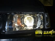 桑塔纳 改装原厂Q5双光透镜、欧司朗D3S灯泡、奥迪原装华科安定器