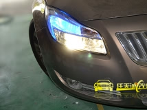 君威 改装原厂Q5双光透镜、欧司朗D1S灯泡、法雷奥安定器、蓝色恶魔眼