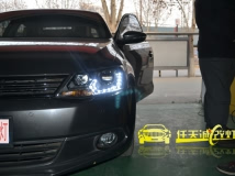 大众新速腾 换龙鼎总成 雪莱特H7灯泡 鑫赛科安定器