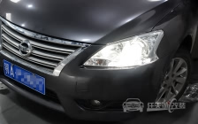 日产轩逸 车灯改装升级原厂欧标小糸Q5双光透镜、欧司朗D1S 4300K氙气灯泡