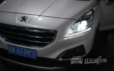 标致3008 车灯改装升级任天诚定制版双光透镜、飞利浦XV D1S氙气灯泡、法雷奥D1S安定器