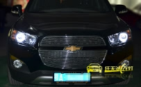 科帕奇 改装奥迪Q5小糸透镜、欧司朗D1S灯泡、法雷奥安定器、白色仿宝马天使眼