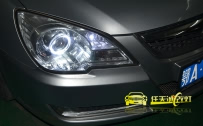 V3菱悦 改装升级Q5双光透镜、白色光导天使眼
