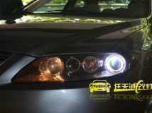 马自达6 改装国产奥迪Q5双光透镜 光普安定器 雪莱特灯泡