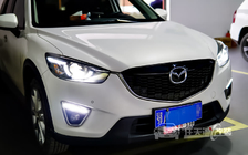 马自达CX-5车灯改装 顶级米石智能LED双光透镜M1模组
