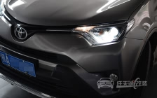 丰田RAV4 车灯改装海拉6双光透镜、飞利浦XV 4800K氙气灯泡