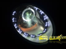 大众甲壳虫 改装韩版泪眼 宝马款白色光导天使眼
