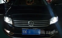 大众迈腾 低配改装升级原厂高配LED泪眼日行灯双光透镜氙气大灯总成