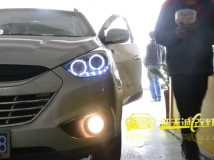 现代IX35 换龙鼎总成 雪莱特鼓泡|海蓝星解码安定器