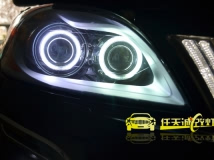 沃尔沃XC60 远光美标透镜|白色天使眼|雪莱特灯泡|光普解码安定器