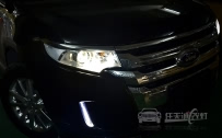 福特锐界 大灯改装Q5原装小糸双光透镜、全新飞利浦D1S灯泡、博世安定器、专用日行灯