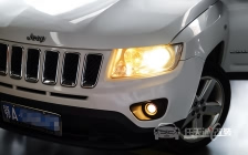 Jeep 指南者车灯改装任天诚定制黄金版双光透镜、飞利浦XV 4800K 氙气灯泡、澳兹姆安定