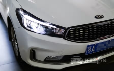 起亚K3车灯改装任天诚定制黄金版双光透镜、飞利浦XV 4800K 氙气灯泡、欧司朗D1S安定器