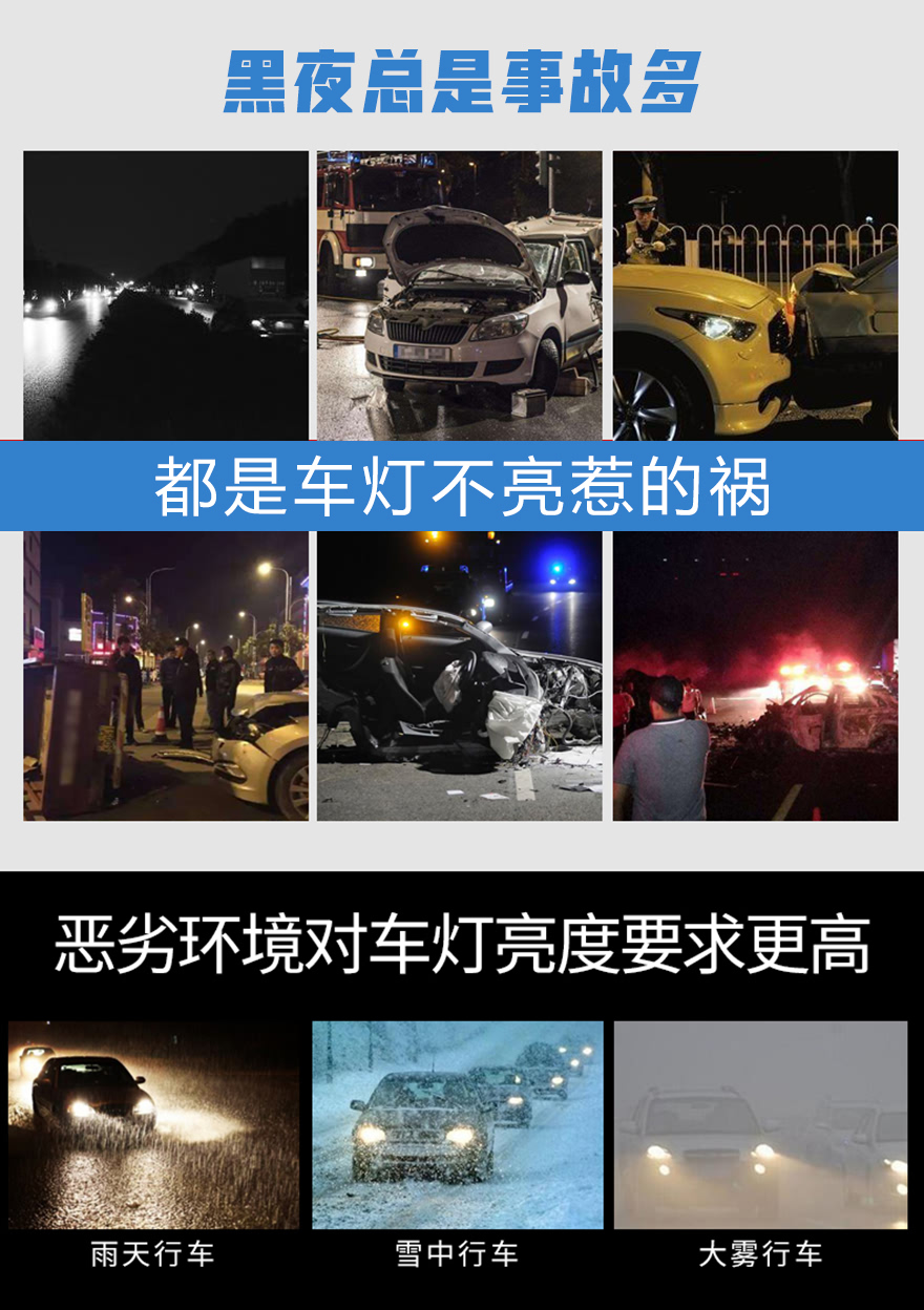 车灯不亮易引发事故